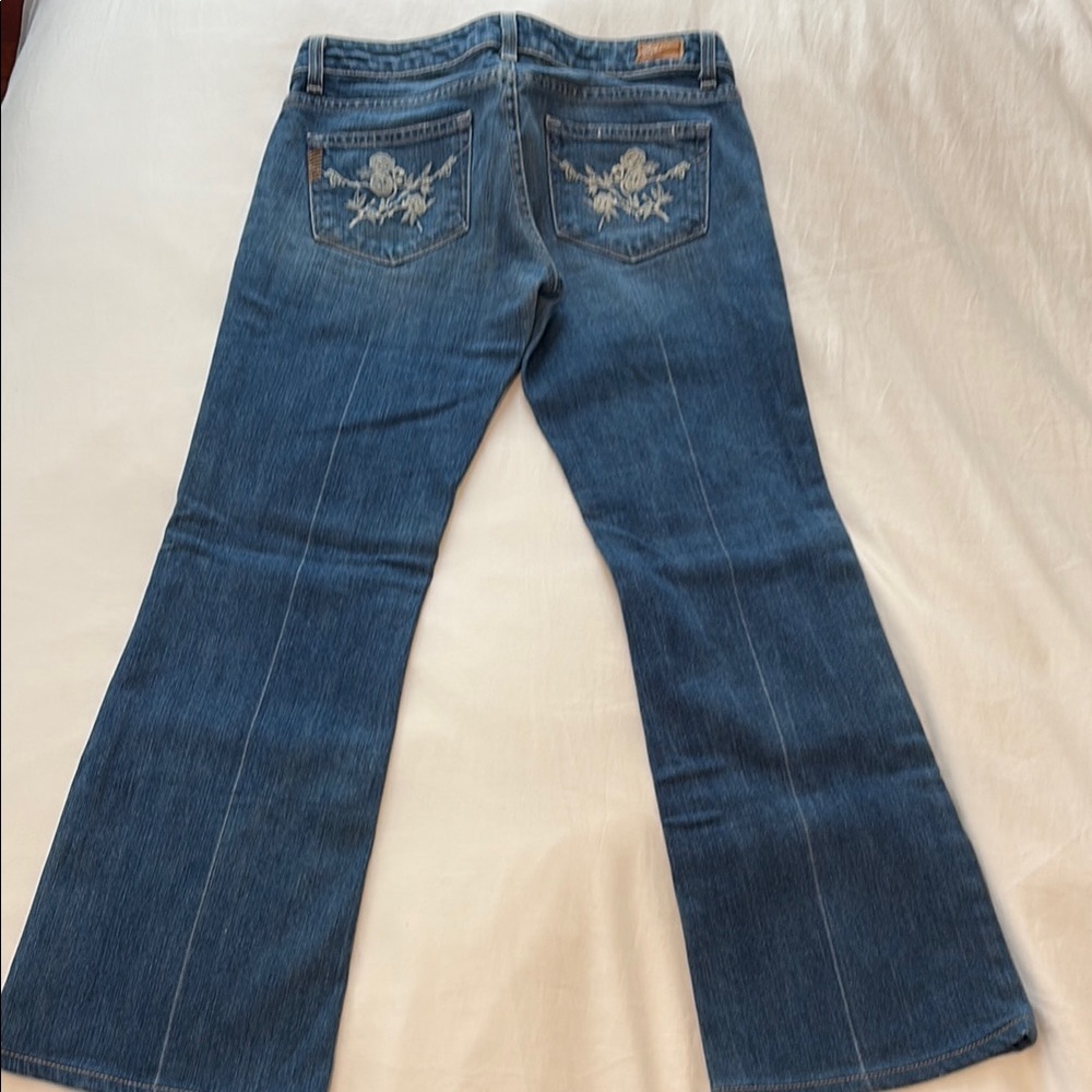 Paige Laurel Canyon Women's Blue Flared Jeans